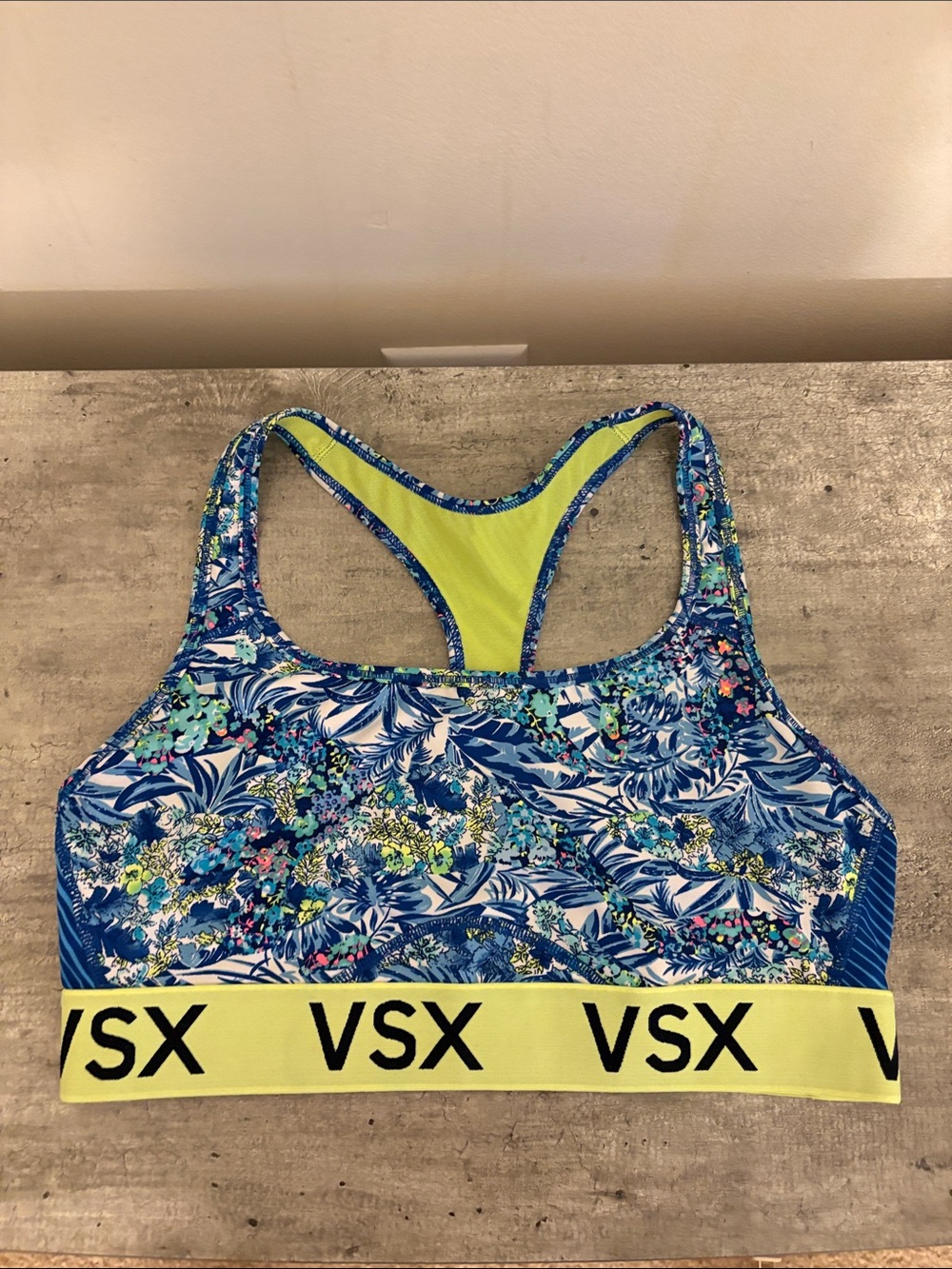 Victoria’s Secret Floral/ Stripes Sports Bra